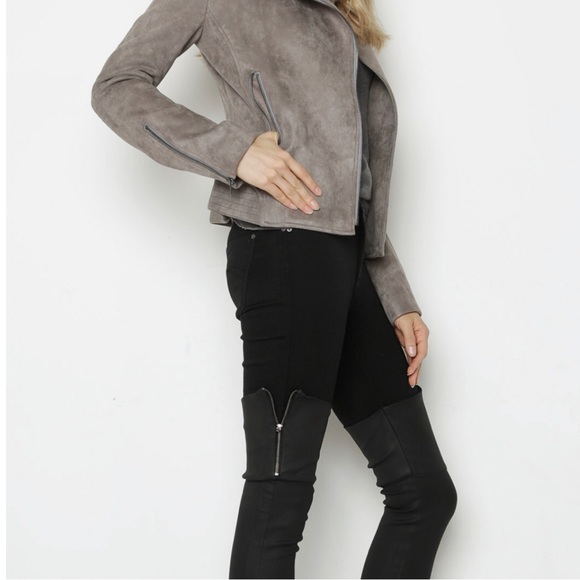 James Jean Dee Dee BNWT zip leather side leg Hot Jean! - Picture 6 of 10